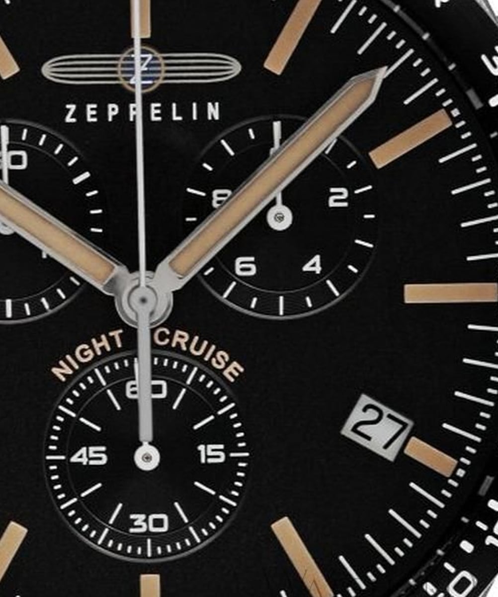 MONTRE ZEPPELIN NIGHT CRUISE CHRONOGRAPH MARRON – Image 3
