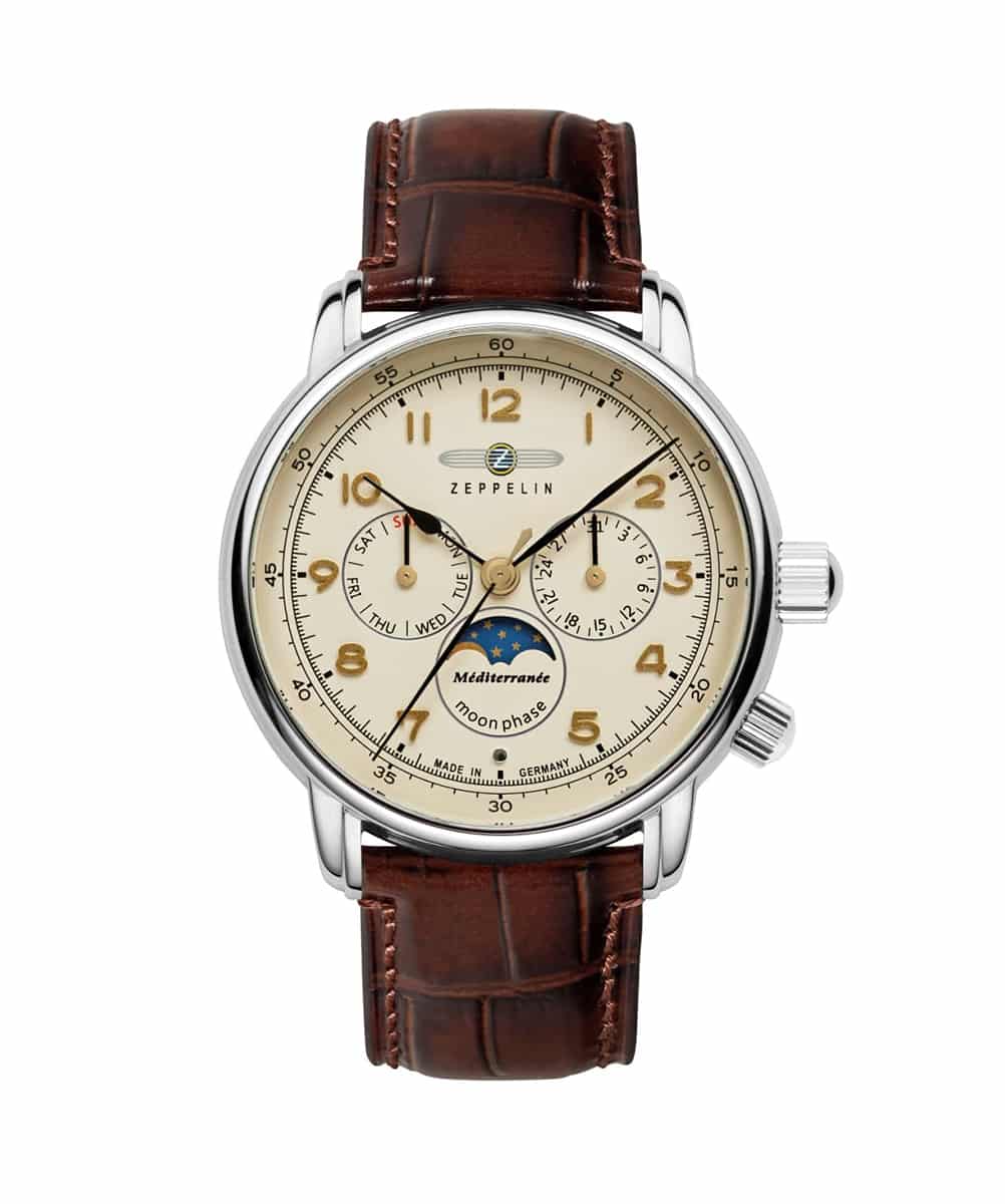 MONTRE ZEPPELIN MEDITERRANEE MOONPHASE QUARTZ