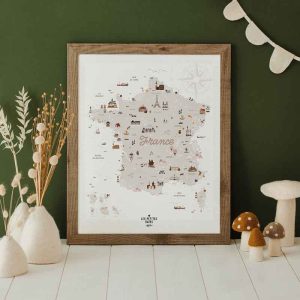 Affiche à tamponner « Mes Voyages en France »