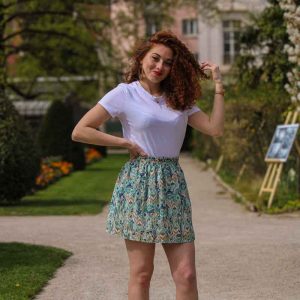 Petite jupe vert d&rsquo;eau