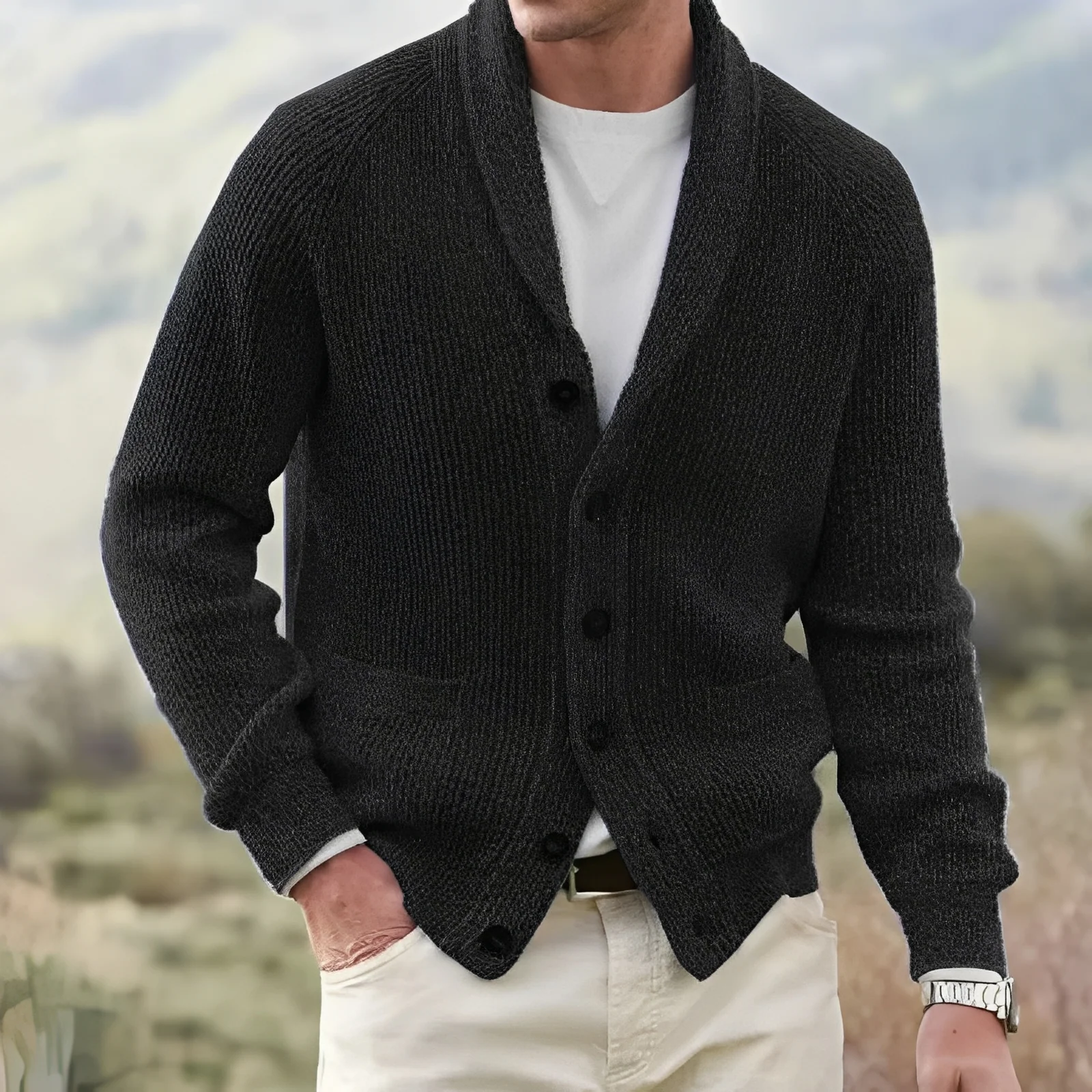 Kendrik - Cardigan chaud et confortable pour homme – Image 5