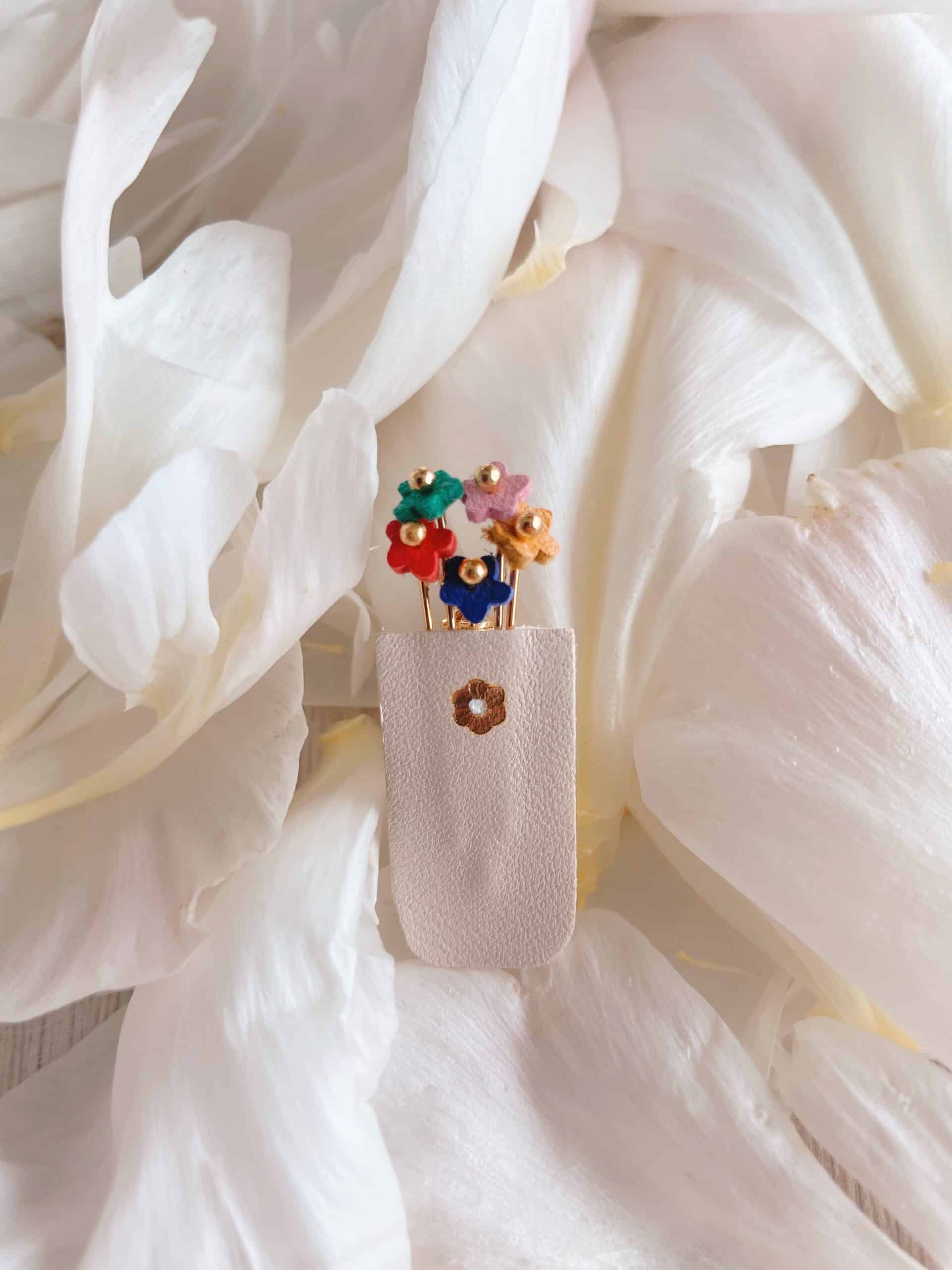 Broche bouquet – fleurs d’été – Image 3