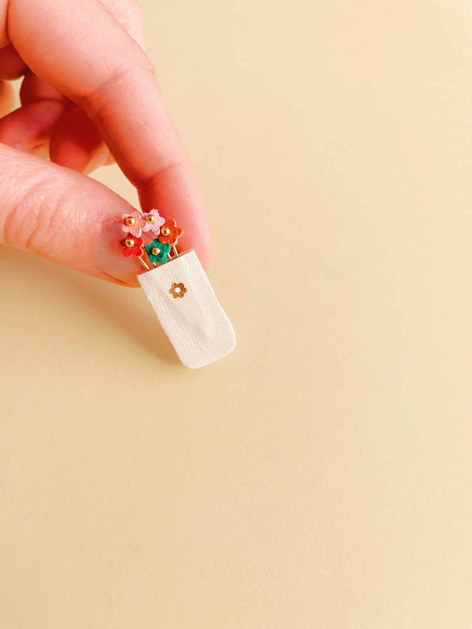 Broche bouquet – fleurs d’été – Image 4