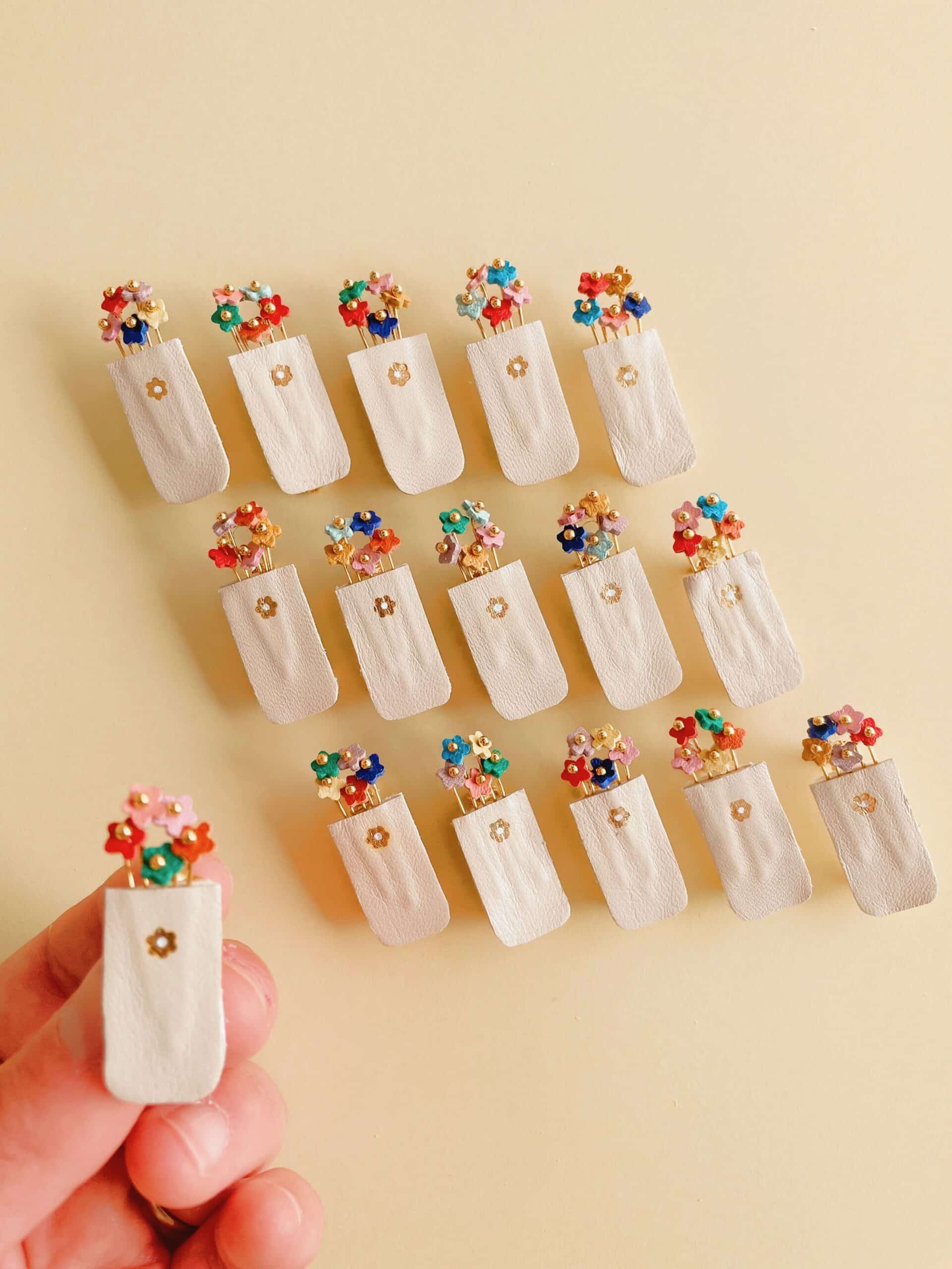 Broche bouquet – fleurs d’été – Image 6