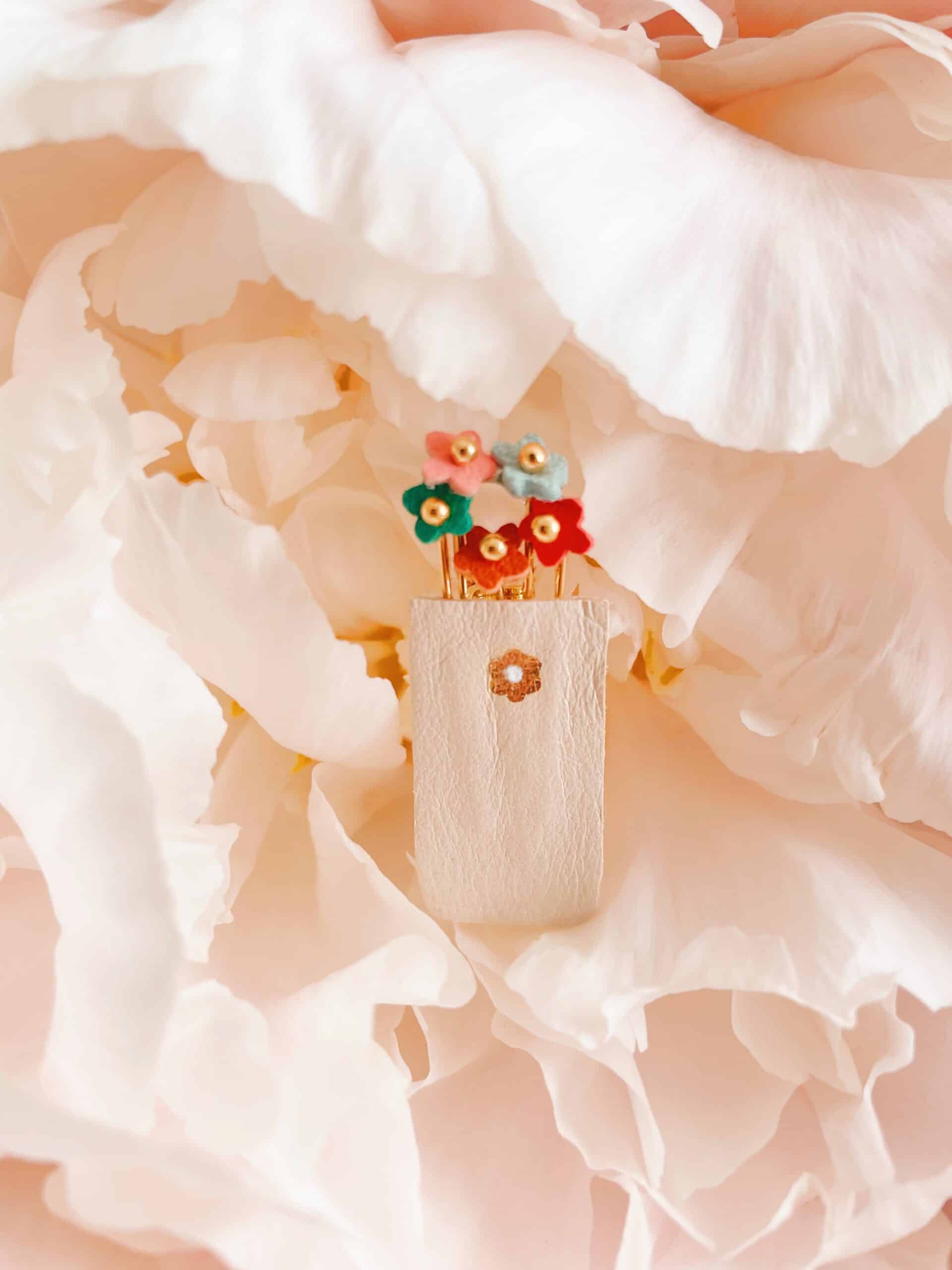 Broche bouquet – fleurs d’été – Image 7