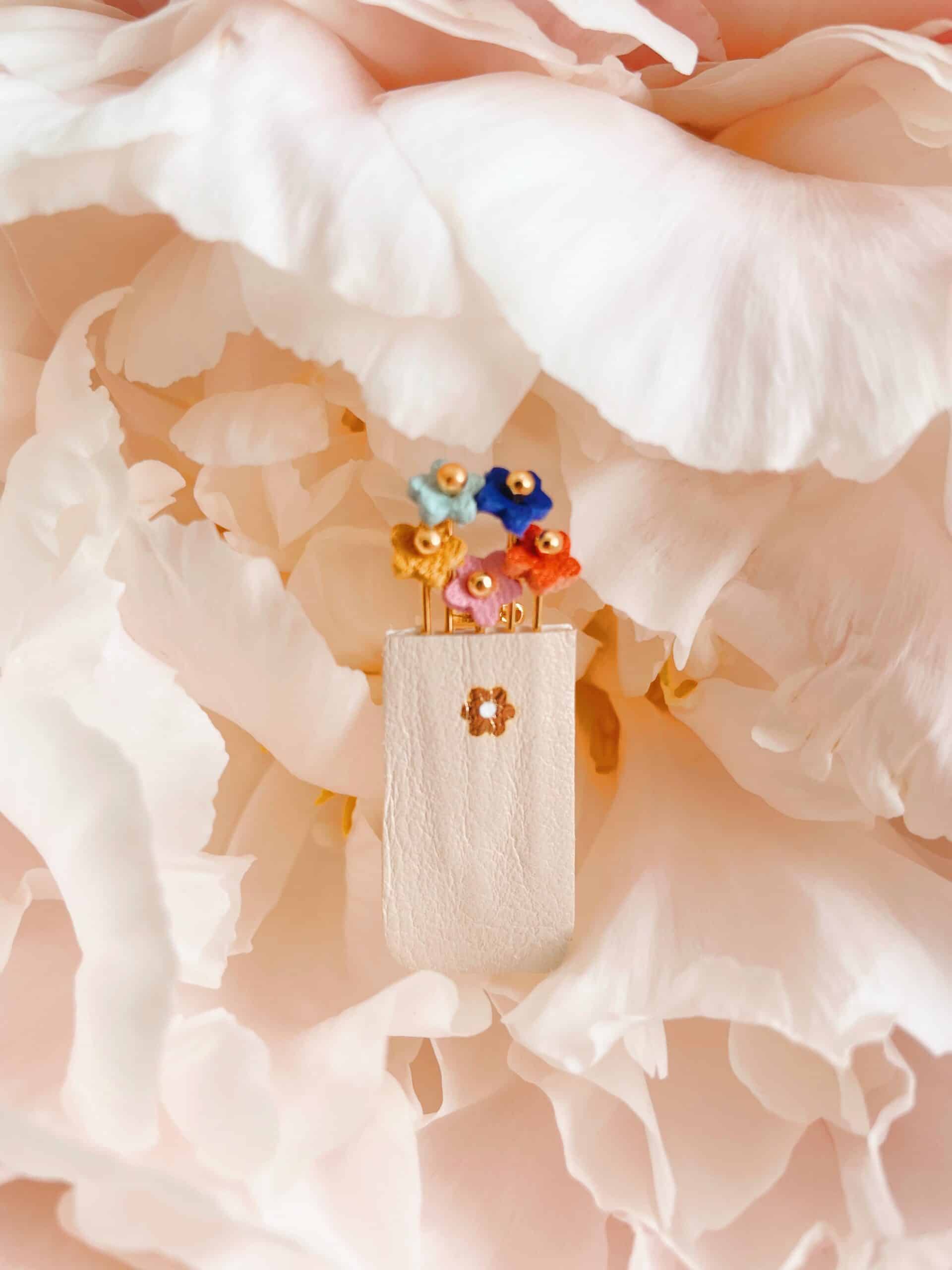 Broche bouquet – fleurs d’été – Image 9