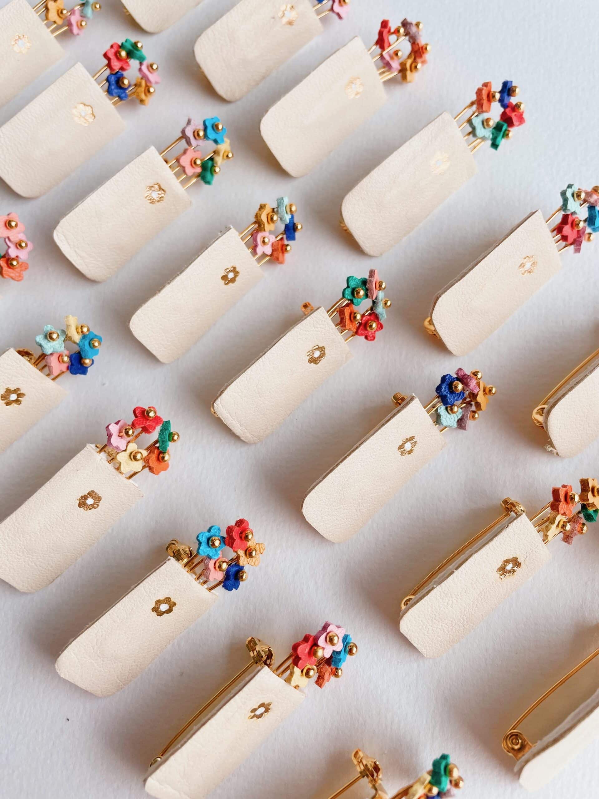 Broche bouquet – fleurs d’été – Image 8