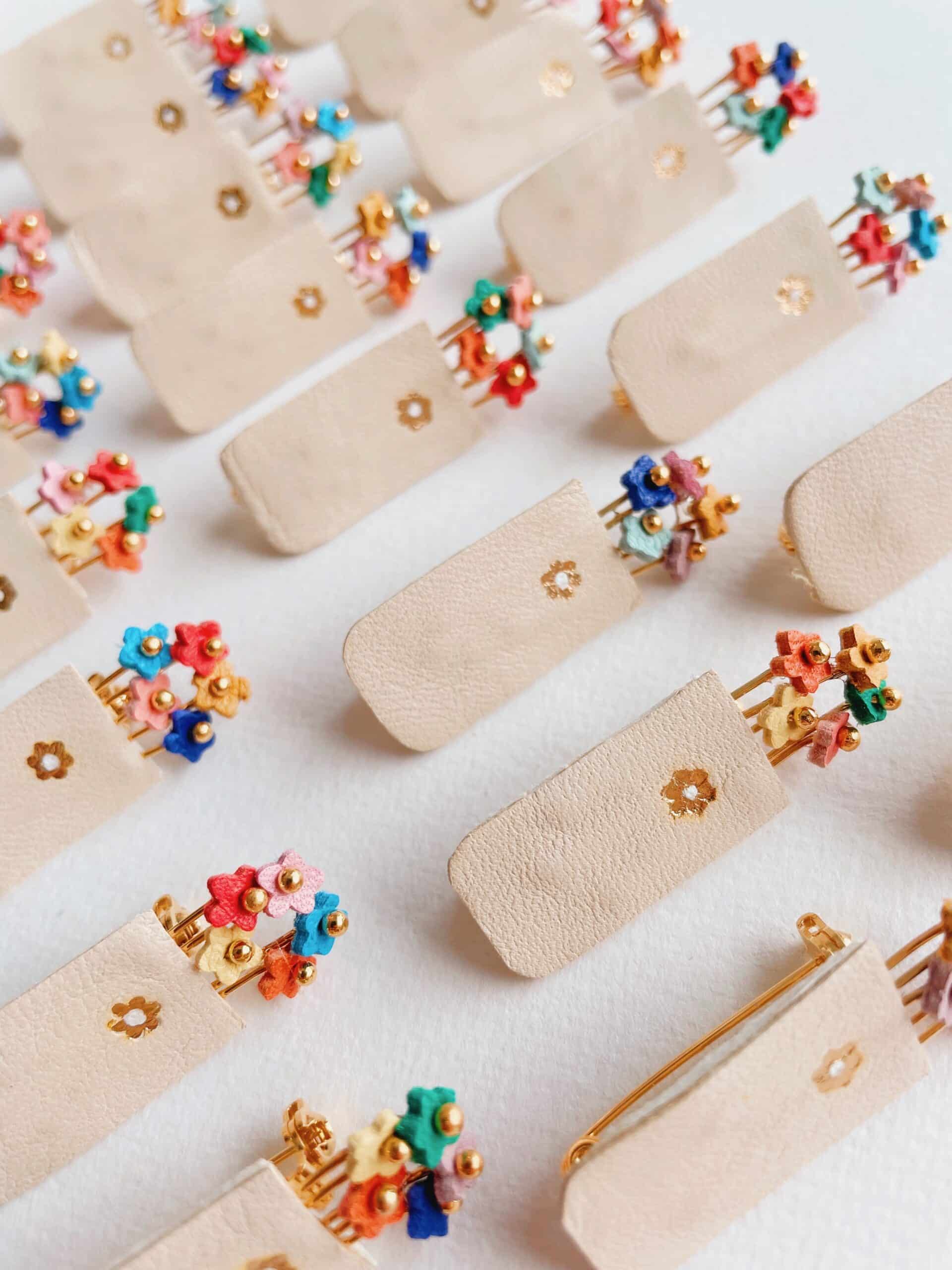 Broche bouquet – fleurs d’été