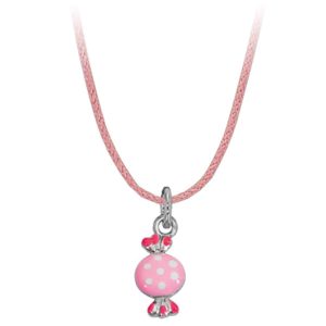 COLLIER KIM COTON ROSE AVEC PENDENTIF BONBON