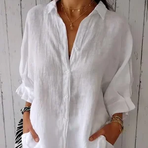 Madison - Blouse élégante, avec un design classique et boutons