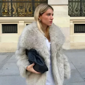 Corina - Manteau élégant à revers courts pour femmes