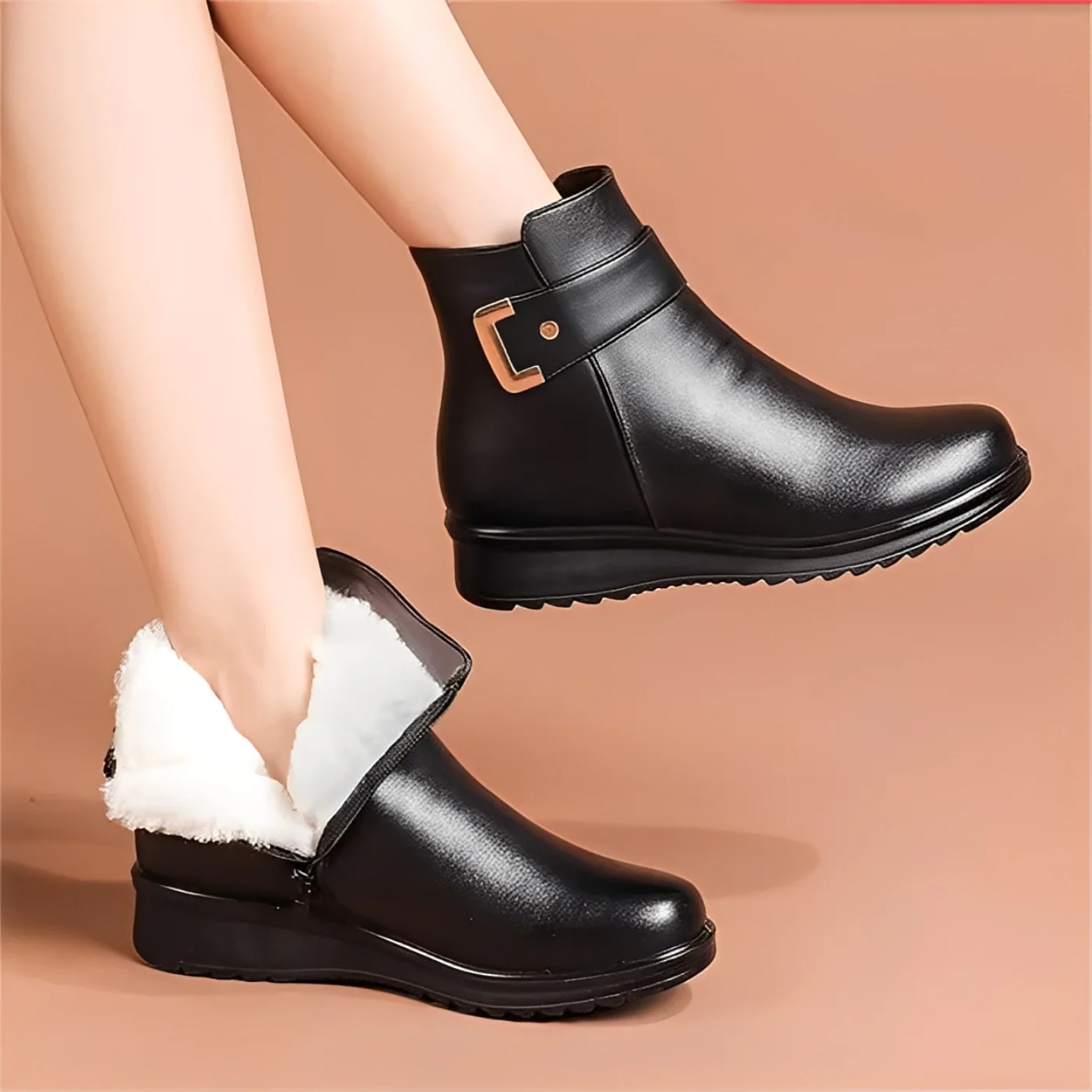 Fien - Bottes orthopédiques en cuir véritable pour femmes – Image 3