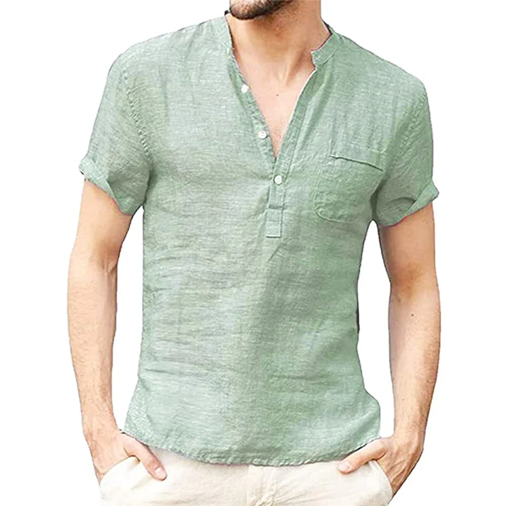 Korbin - Chemise en lin homme à manches courtes – Image 6