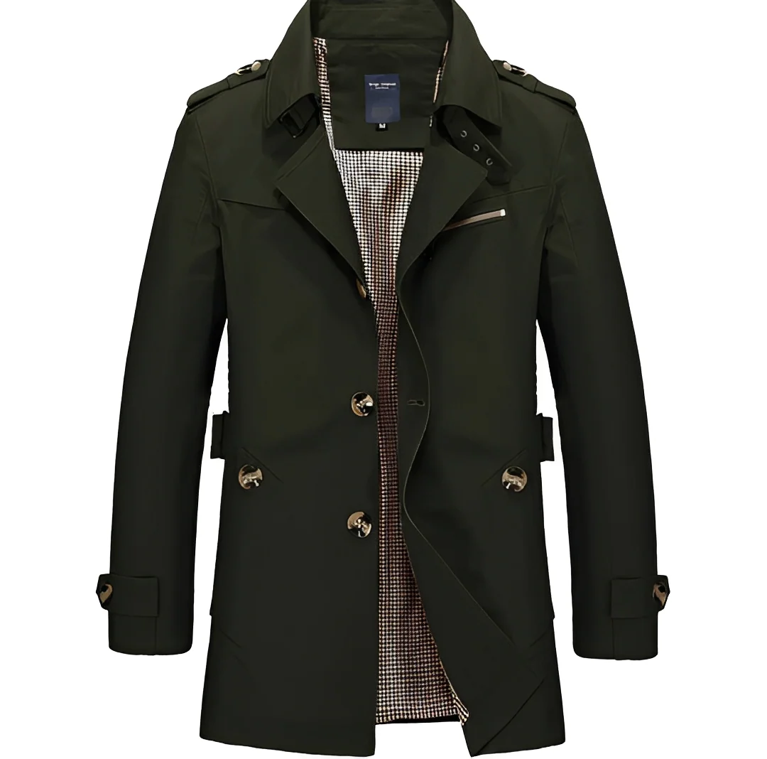 Hanzo - Trench-coat d'hiver chaud pour homme – Image 3