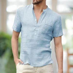 Korbin – Chemise légère en lin pour hommes