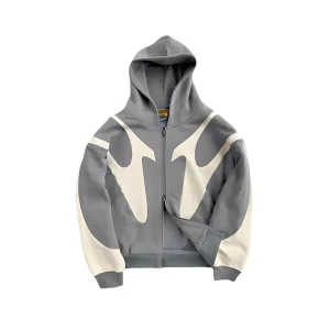 Lloyd - Hoodie moderne pour hommes avec zip et design graphique