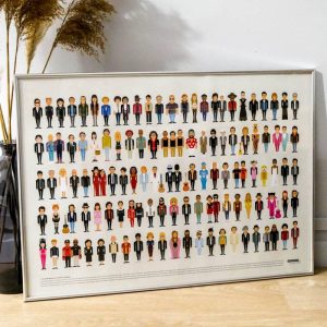 La Majorette à Moustache – Affiche – Vestiaire musical français