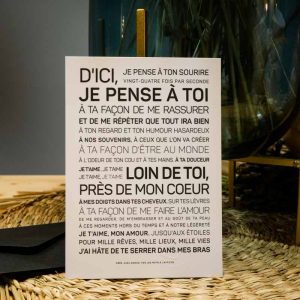 Cartes à message autour de l&rsquo;amour