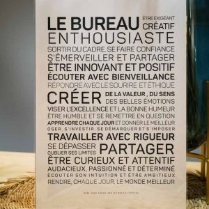 Les Mots à l’Affiche – Le bureau enthousiaste – A4