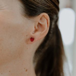 Les Petites Hirondelles – Puces d&rsquo;oreilles coeurs