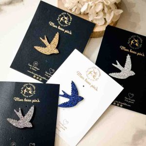 Broche et pin&rsquo;s en feutrine