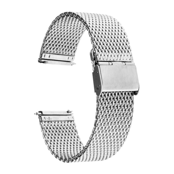 BRACELET ACIER MAILLE MILANAISE ARGENT – Image 4