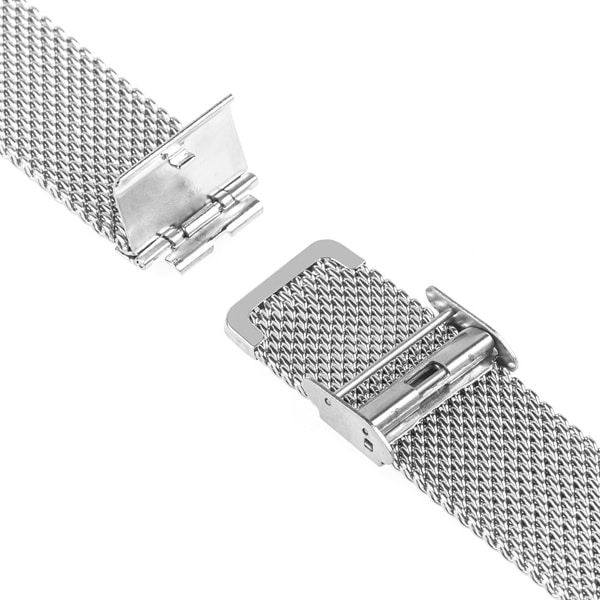 BRACELET ACIER MAILLE MILANAISE ARGENT – Image 5