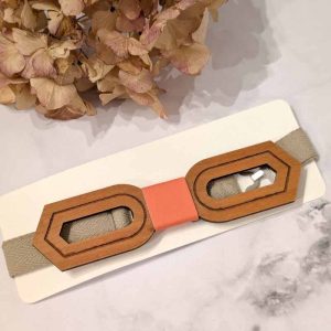 Martho – Noeud papillon corail