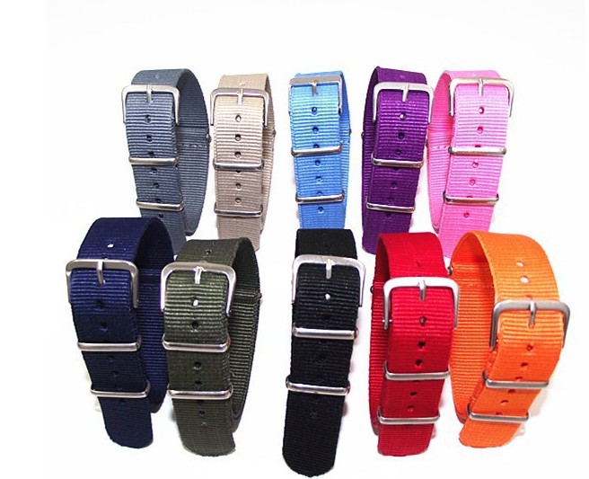 BRACELET NATO NYLON GRIS – Image 2