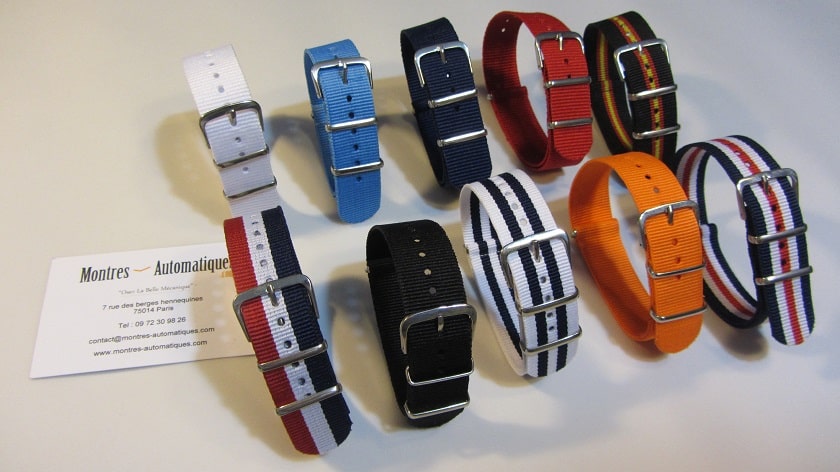 NYLON NATO BLEU BLANC ROUGE – Image 5