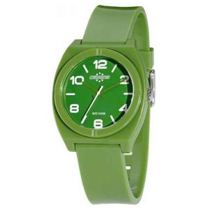 MONTRE OROLOGIO ANALOGIQUE VERT POUR HOMME