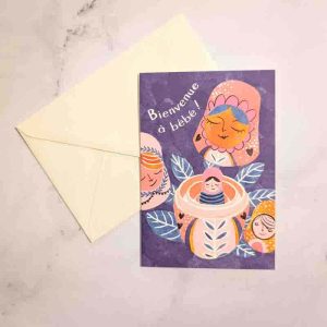 Carte – Bienvenue à bébé