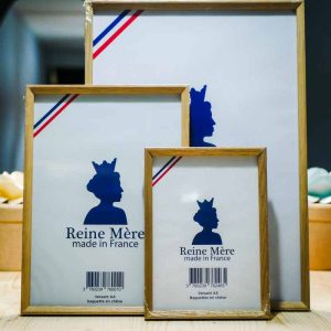 Reine Mère – Cadre en chêne A5