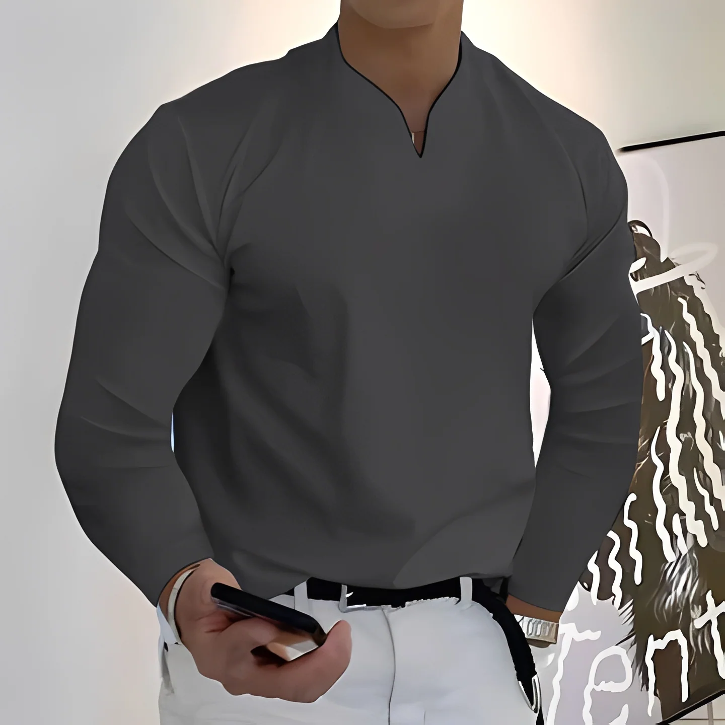 Karlo - Chemise tendance à manches longues pour homme – Image 6