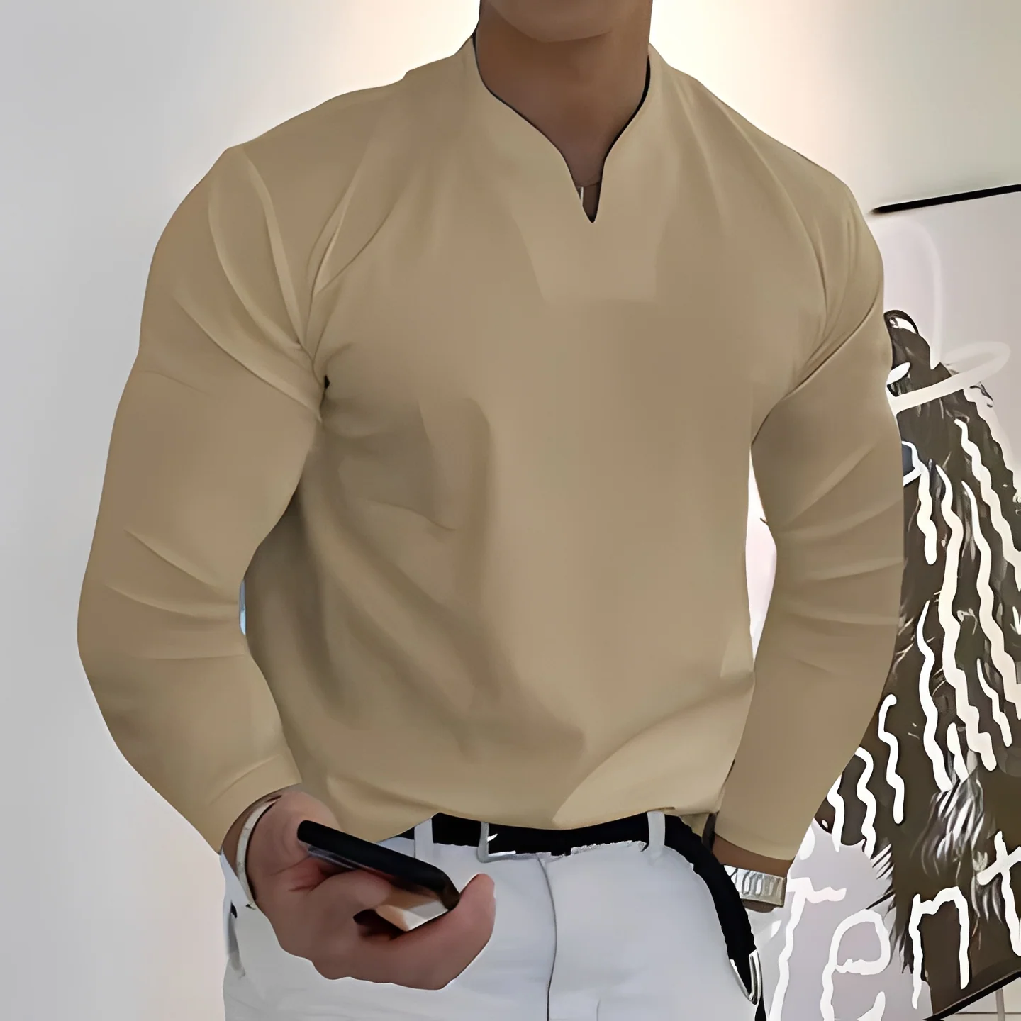 Karlo - Chemise tendance à manches longues pour homme – Image 3