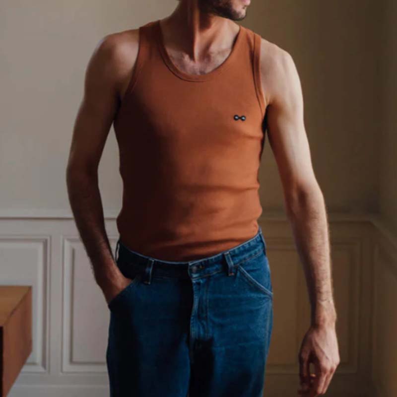 Débardeur Marcel camel – Image 2