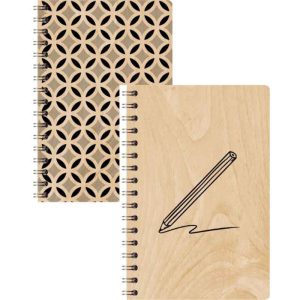Woodhi – Carnet A6 en bois