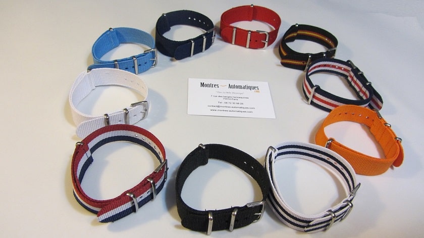 NYLON NATO BLEU BLANC ROUGE – Image 4